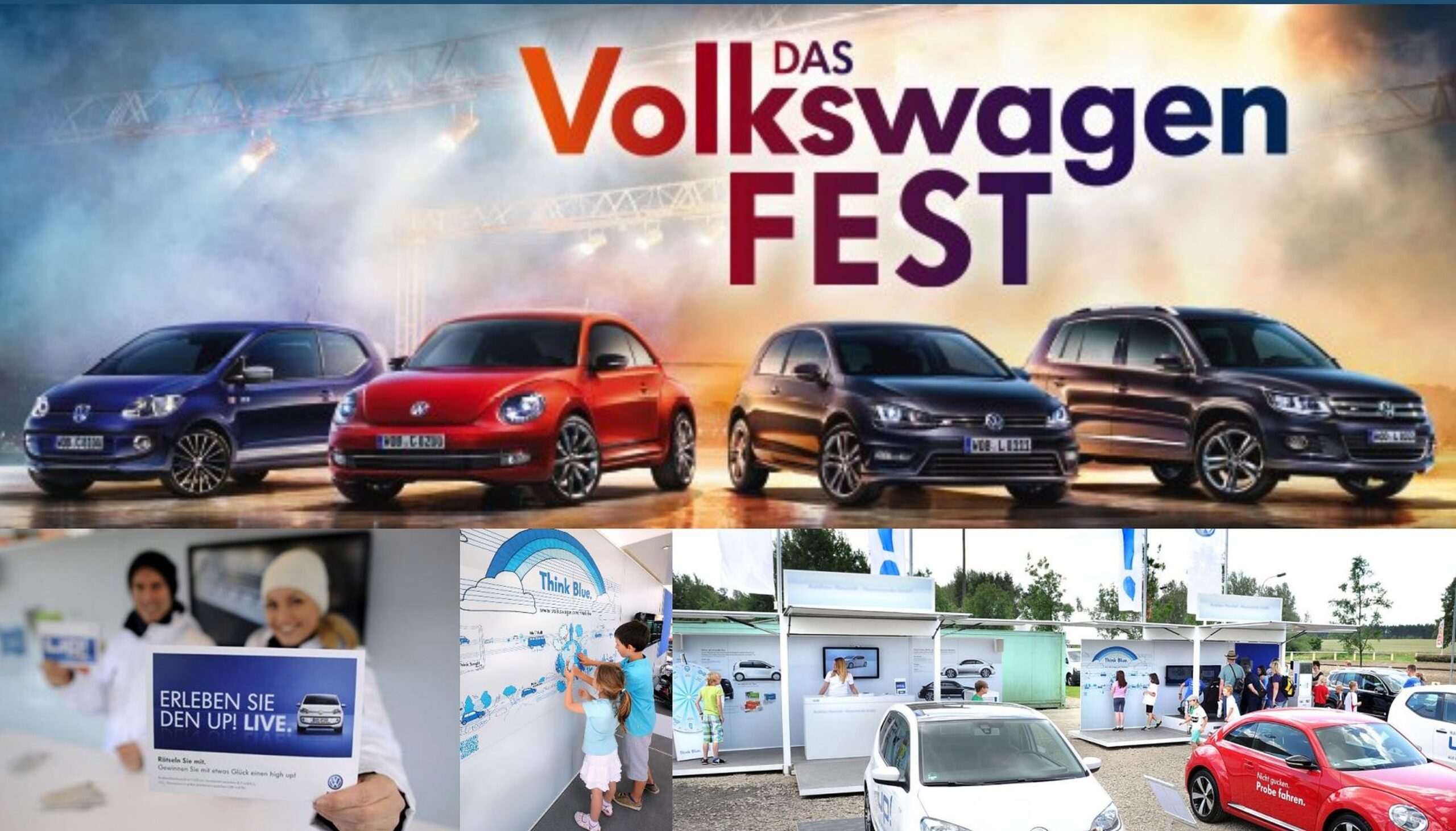 Volkswagen brand activation at DAS Volkswagen Fest