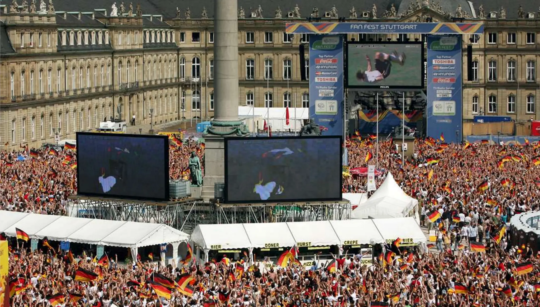 FIFA World Cup fan festival in Stuttgart, Baden-Württemberg